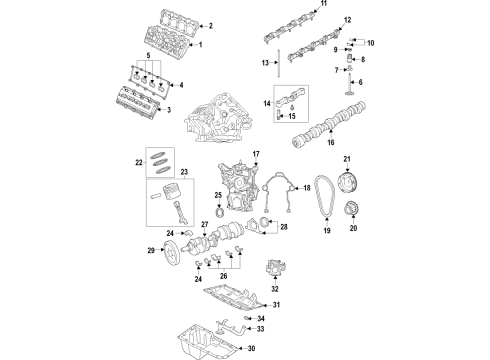 2021 Ram 2500 Engine Parts & Mounts, Timing, Lubrication System Diagram 3 - Thumbnail