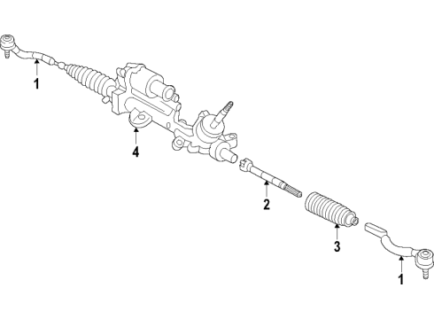 2022 Chrysler Voyager Steering Systems, Internal Components, Shroud, Switches Diagram 2 - Thumbnail