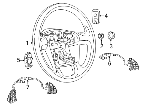 2022 Ram ProMaster City Steering Column & Wheel, Steering Gear & Linkage Diagram 5 - Thumbnail