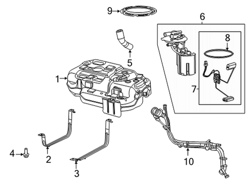 2021 Chrysler Pacifica Fuel System Components Diagram 3 - Thumbnail