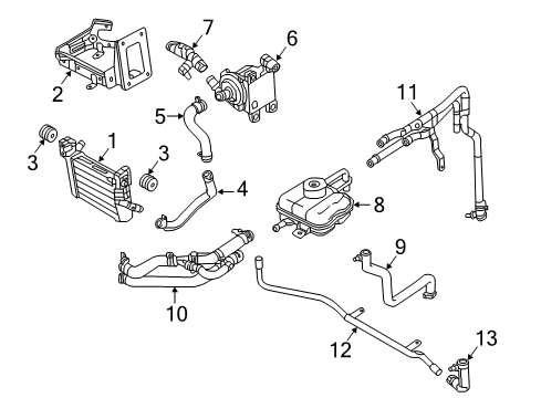 2022 Dodge Challenger Intercooler  Diagram