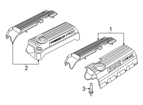 2023 Dodge Charger Engine Appearance Cover Diagram 4 - Thumbnail