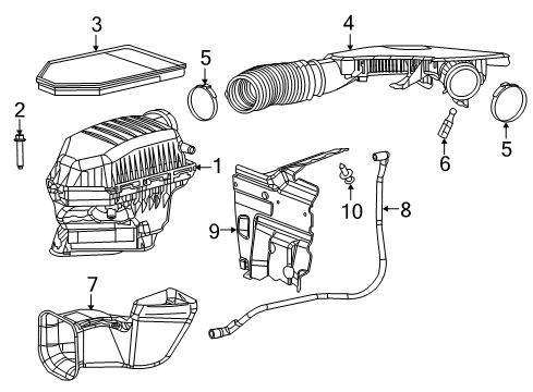 2022 Dodge Challenger Filters Diagram 3 - Thumbnail