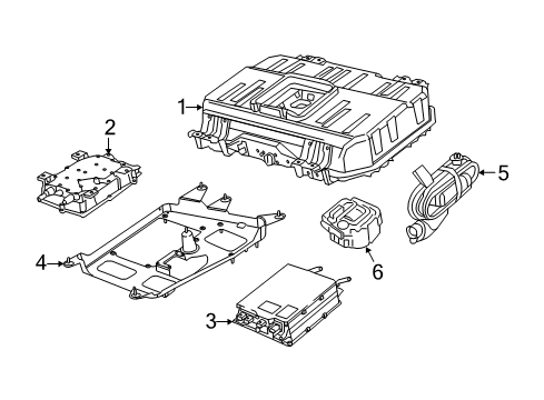 2022 Chrysler Pacifica Battery, Cooling System Diagram 3 - Thumbnail
