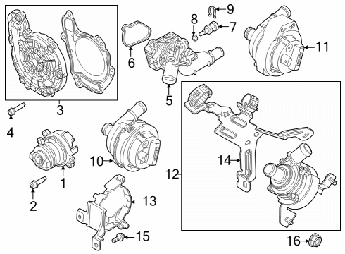 2024 Dodge Hornet Cooler Assembly Bolt Diagram for 68624572AA