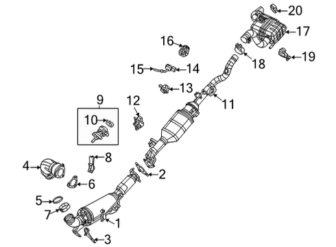 2022 Jeep Wrangler Exhaust Components Diagram 2 - Thumbnail