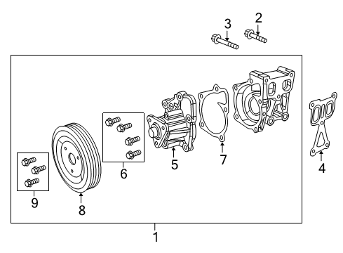 2021 Jeep Renegade Water Pump Diagram 2 - Thumbnail