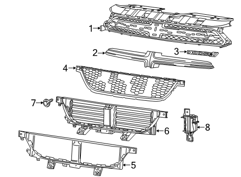 Actuator Diagram for 68166808AB