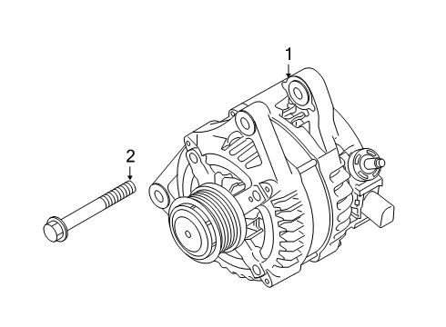 2021 Jeep Renegade Alternator Diagram 2 - Thumbnail