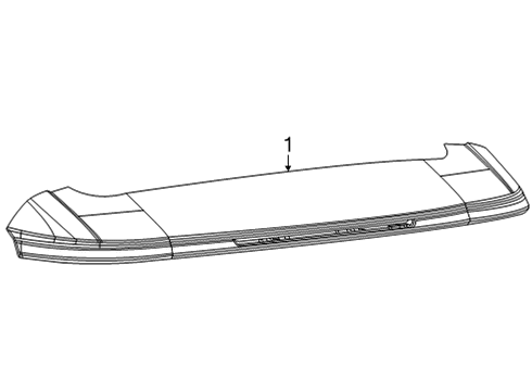 2021 Jeep Grand Cherokee L Rear Spoiler Diagram