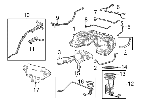 2024 Jeep Grand Cherokee Fuel System Components Diagram 2 - Thumbnail
