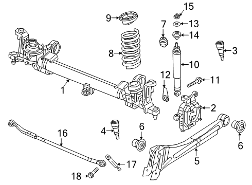2019 Ram 2500 Coil Spring, Front Diagram for 68505944AB