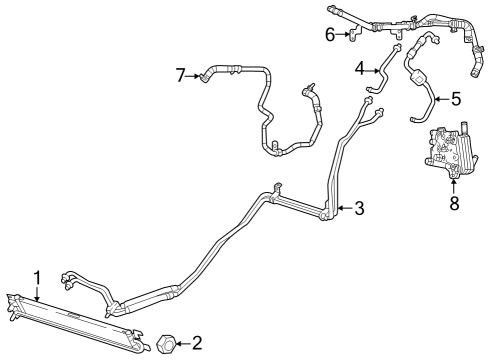 2022 Jeep Gladiator Oil Cooler Diagram 2 - Thumbnail