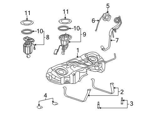 2023 Dodge Challenger Auxiliary Pump Diagram for 68586131AB