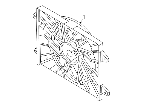 2022 Dodge Challenger Cooling System, Radiator, Water Pump, Cooling Fan Diagram 3 - Thumbnail