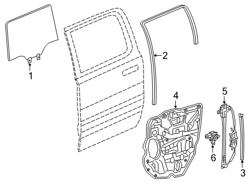 2023 Ram 1500 Rear Door - Electrical Diagram 1 - Thumbnail
