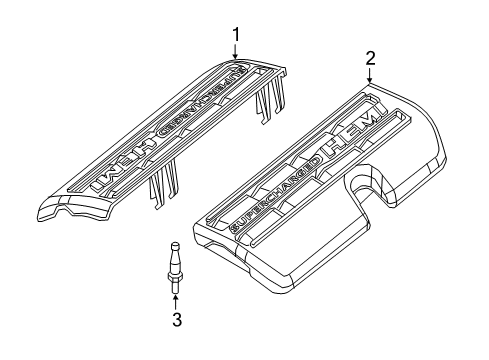 2023 Dodge Charger Engine Appearance Cover Diagram 3 - Thumbnail