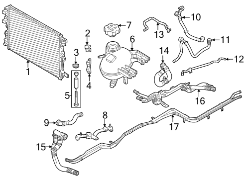 2024 Dodge Hornet Reservoir Tank Diagram for 68607144AA