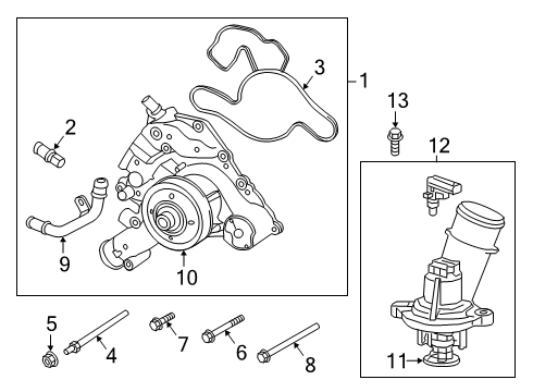 2022 Ram 3500 Water Pump Diagram 1 - Thumbnail