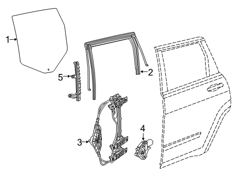 2022 Jeep Cherokee Rear Door - Electrical Diagram 1 - Thumbnail