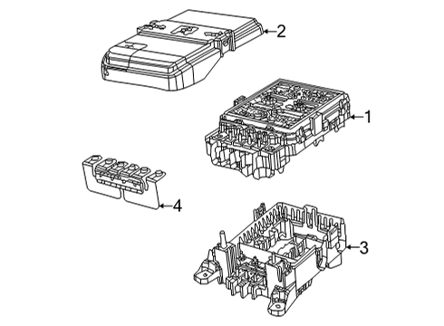 2024 Jeep Grand Wagoneer Junction Block Diagram for 68528784AD