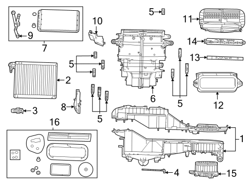 2022 Jeep Grand Cherokee Dehydrator Diagram for 68376233AA