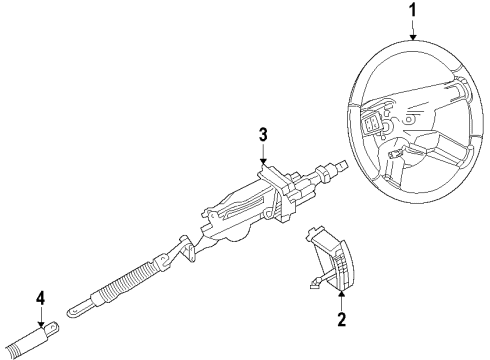 2020 Dodge Charger Lower Coupling Diagram for 55057340AB