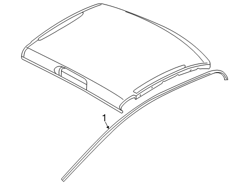 2023 Ram 1500 Classic Exterior Trim - Cab Diagram 3 - Thumbnail