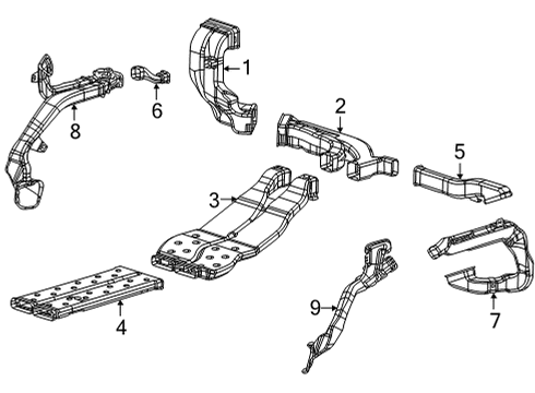 2023 Jeep Wagoneer L Ducts Diagram 2 - Thumbnail