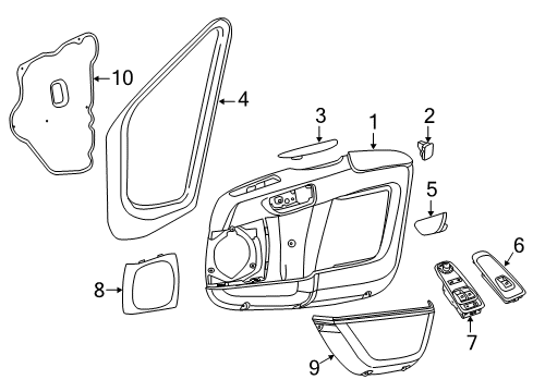 2022 Ram ProMaster 2500 Front Door - Electrical Diagram 2 - Thumbnail