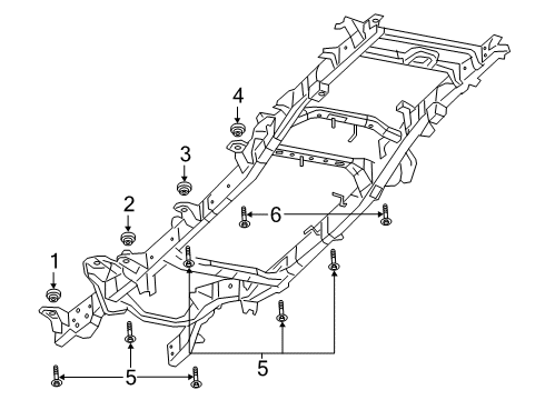 2021 Ram 2500 Frame & Components Diagram 3 - Thumbnail