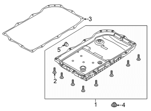 2022 Jeep Grand Wagoneer Torque Converter Diagram for 68597815AA