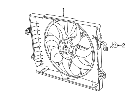 2023 Ram 1500 Cooling System, Radiator, Water Pump, Cooling Fan Diagram 2 - Thumbnail