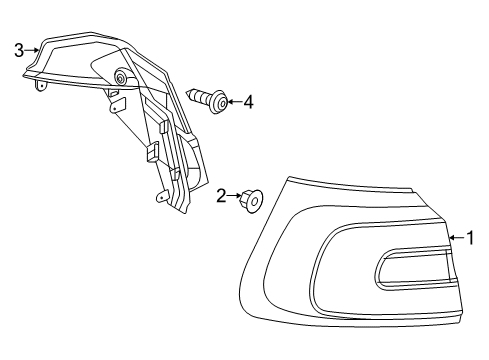 2022 Jeep Cherokee Combination Lamps Diagram 1 - Thumbnail
