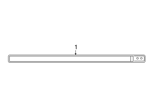 2023 Jeep Gladiator High Mount Lamps Diagram
