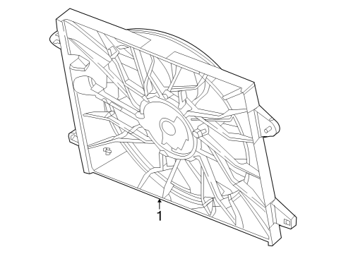 2023 Dodge Durango Cooling System, Radiator, Water Pump, Cooling Fan Diagram 3 - Thumbnail