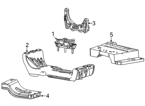 2024 Jeep Grand Cherokee L Engine & Trans Mounting Diagram 5 - Thumbnail