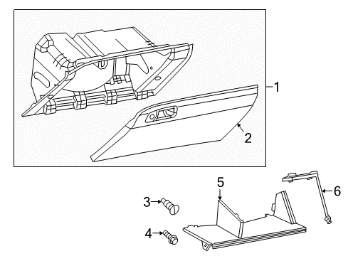 2022 Dodge Challenger Glove Box Diagram