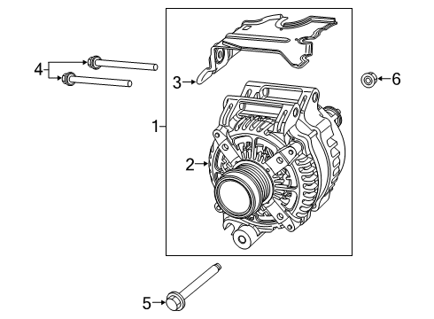 2022 Jeep Cherokee Alternator Diagram 4 - Thumbnail