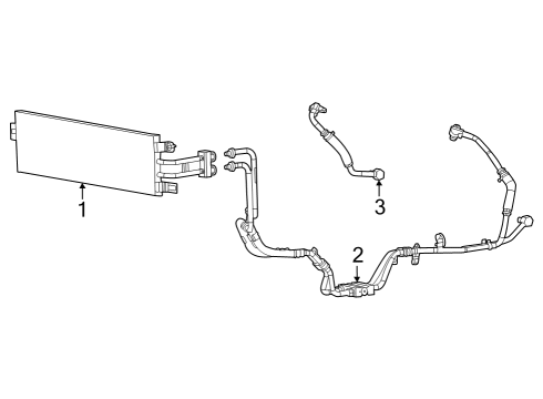 2022 Jeep Grand Cherokee Oil Cooler Diagram 1 - Thumbnail