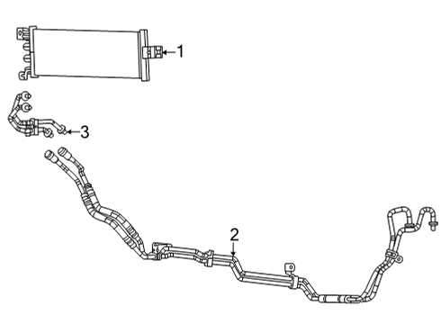 2023 Jeep Grand Wagoneer Oil Cooler Diagram 2 - Thumbnail