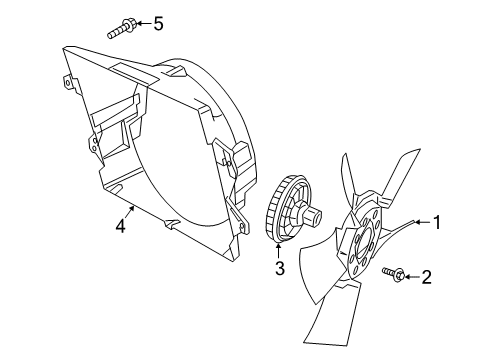 2022 Ram 3500 Cooling System, Radiator, Water Pump, Cooling Fan Diagram 2 - Thumbnail