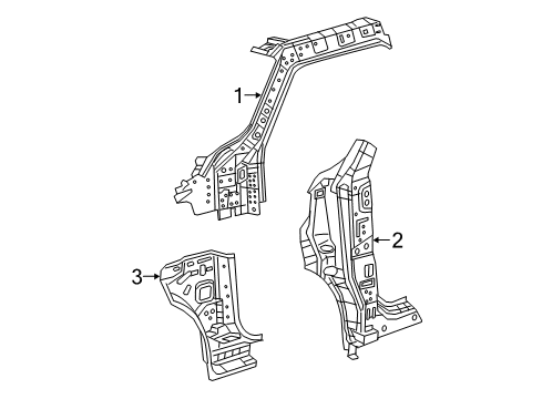 2021 Jeep Renegade Hinge Pillar Diagram
