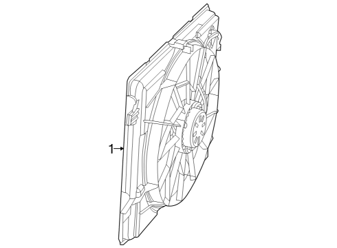 2023 Jeep Grand Cherokee Cooling System, Radiator, Water Pump, Cooling Fan Diagram 3 - Thumbnail