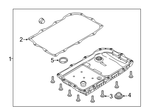 2021 Dodge Charger Transmission Components Diagram