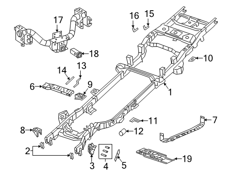 2021 Ram 3500 Frame & Components Diagram 9 - Thumbnail