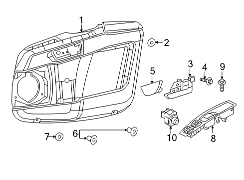 2022 Ram ProMaster City Front Door Diagram 2 - Thumbnail
