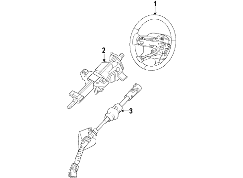 2022 Dodge Durango Steering Systems, Internal Components, Shroud, Switches Diagram 4 - Thumbnail