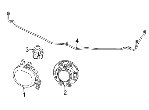 2023 Ram 1500 Classic Fog Lamps Diagram