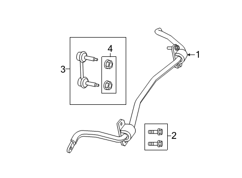 2023 Dodge Durango Rear Suspension, Control Arm Diagram 2 - Thumbnail